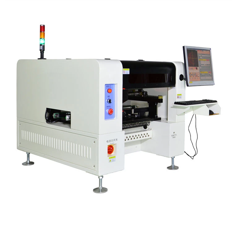 productcate-1-1 4 Heads SMT Pick And Place Machine With 50 Feeders Positions And 6 Cameras