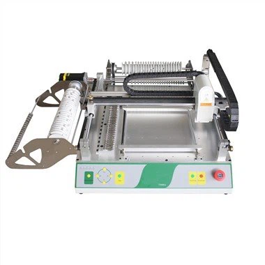 2 Heads Manual Pick and Place Machine with 46 Reels Desktop Chip Mounter